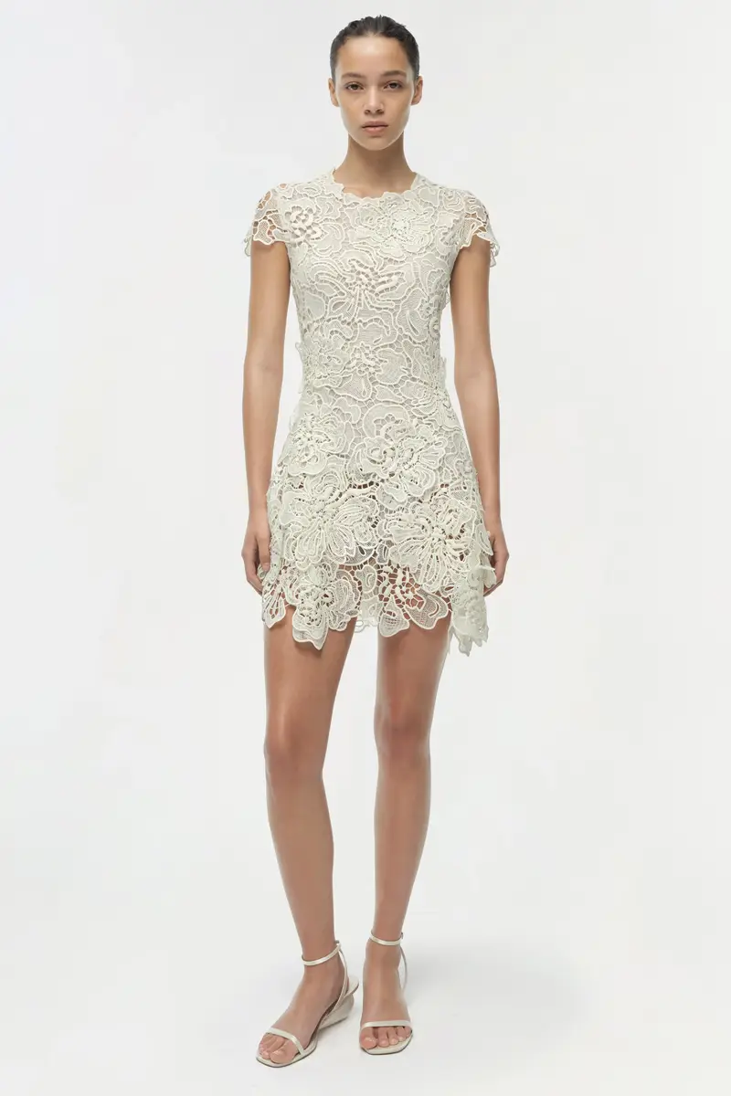 Simkhai Novelle Lace Mini Dress | Thumbnail 2 Simkhai Novelle Lace Mini Dress | Thumbnail 2
