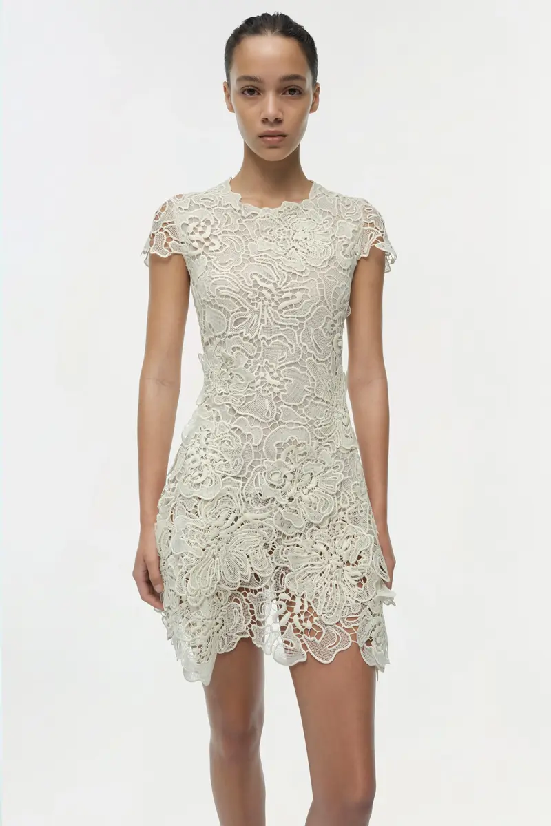 Simkhai Novelle Lace Mini Dress | Thumbnail 3 Simkhai Novelle Lace Mini Dress | Thumbnail 3