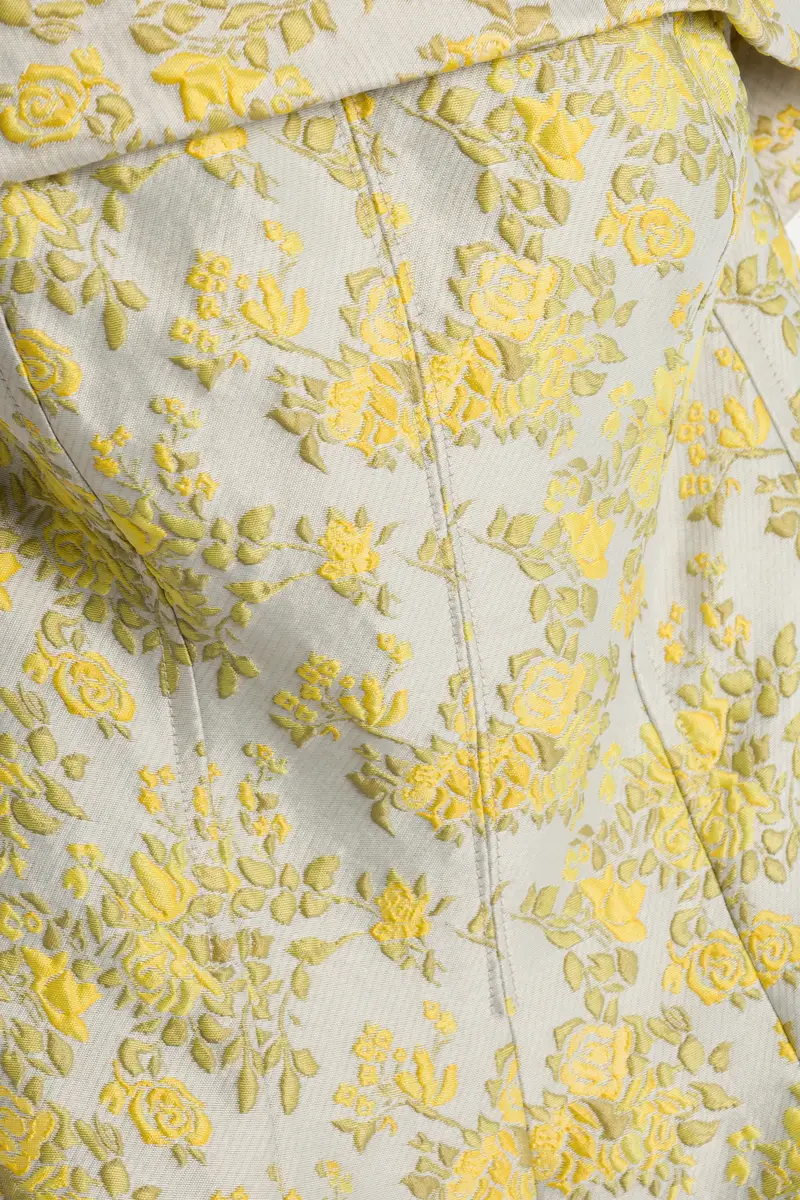 Simkhai Octavia Jacquard Strapless Gown | Thumbnail 7 Simkhai Octavia Jacquard Strapless Gown | Thumbnail 7