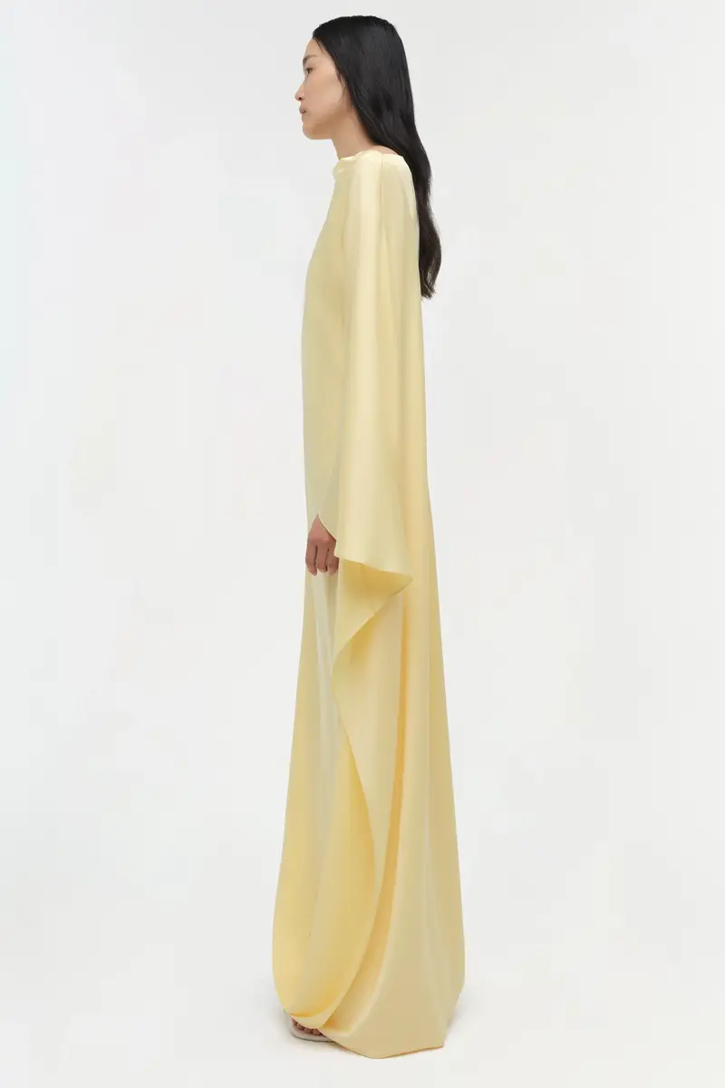 Simkhai Ora Satin Gown | Thumbnail 4 Simkhai Ora Satin Gown | Thumbnail 4