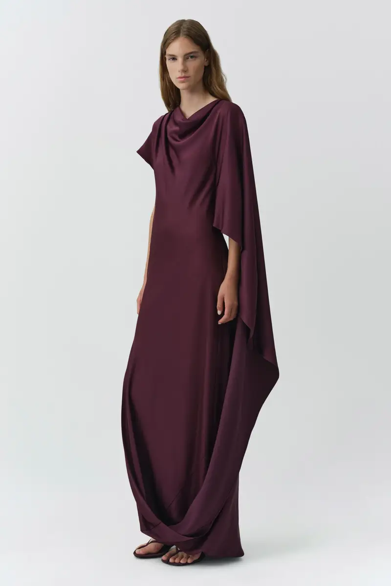 Simkhai Ora Satin Gown | Thumbnail 4 Simkhai Ora Satin Gown | Thumbnail 4