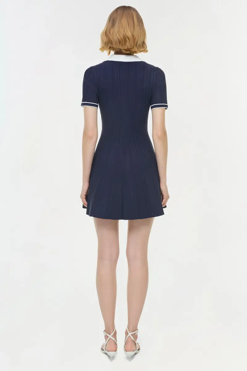 Simkhai Page Knit Polo Mini Dress | Thumbnail 5 Simkhai Page Knit Polo Mini Dress | Thumbnail 5