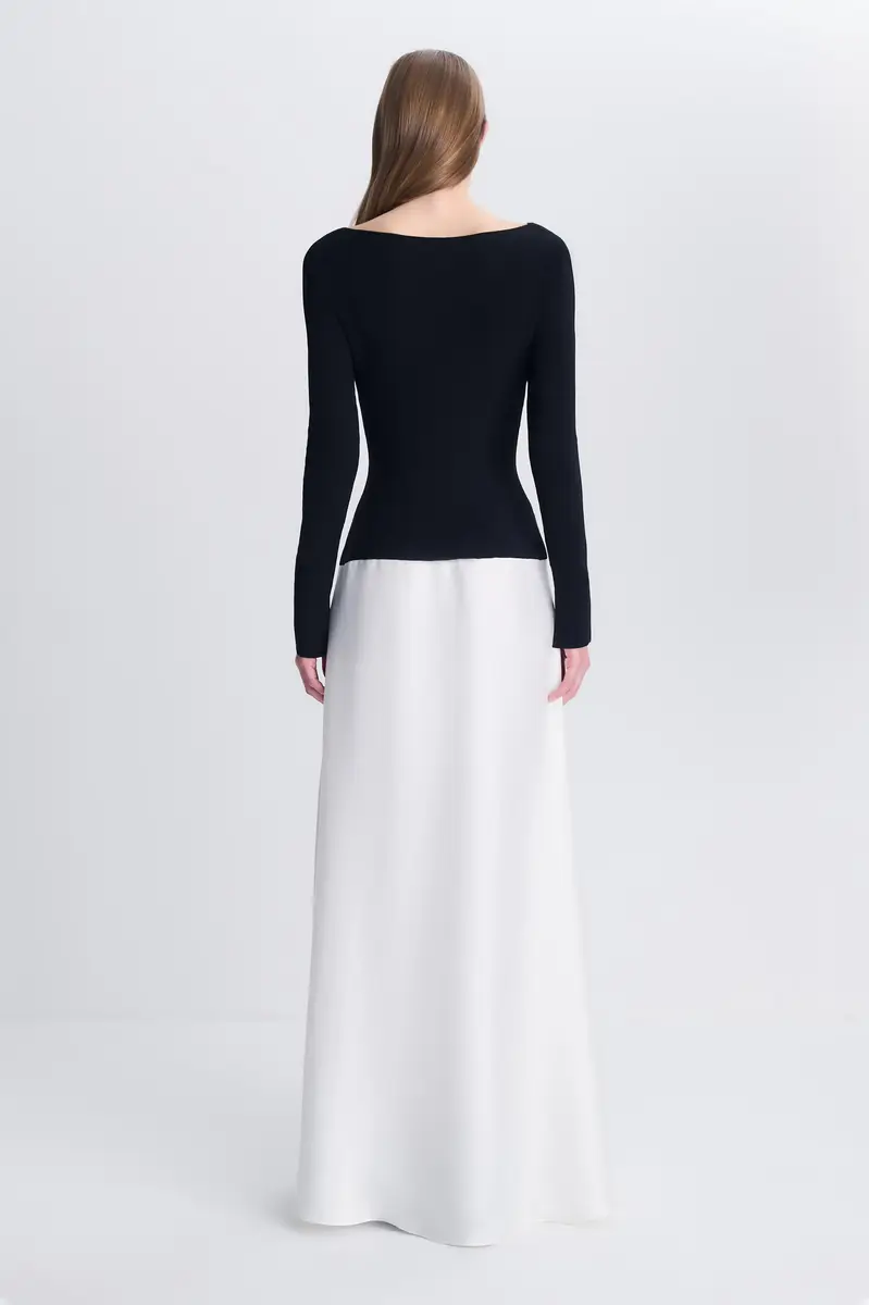 Simkhai Paola Satin Knit Gown | Thumbnail 5 Simkhai Paola Satin Knit Gown | Thumbnail 5