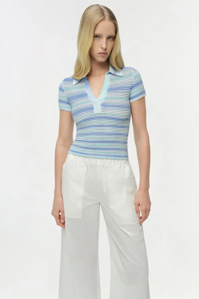 Simkhai Paxton Knit Polo | Thumbnail 3 Simkhai Paxton Knit Polo | Thumbnail 3