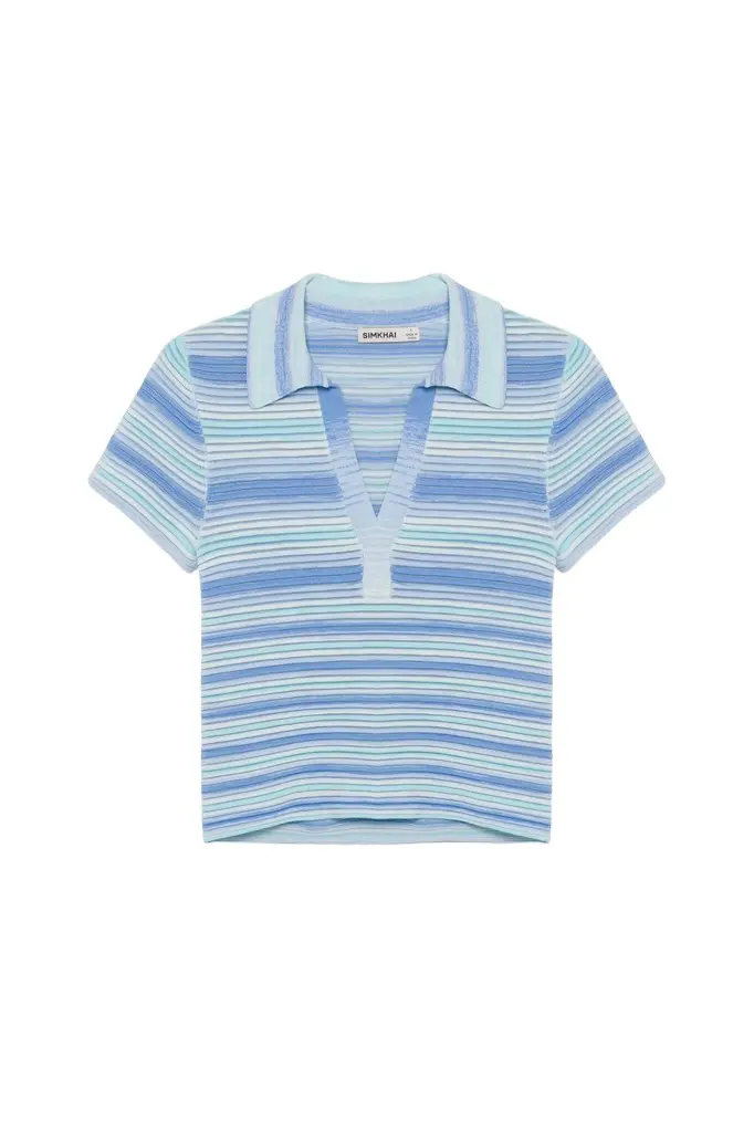 Simkhai Paxton Knit Polo