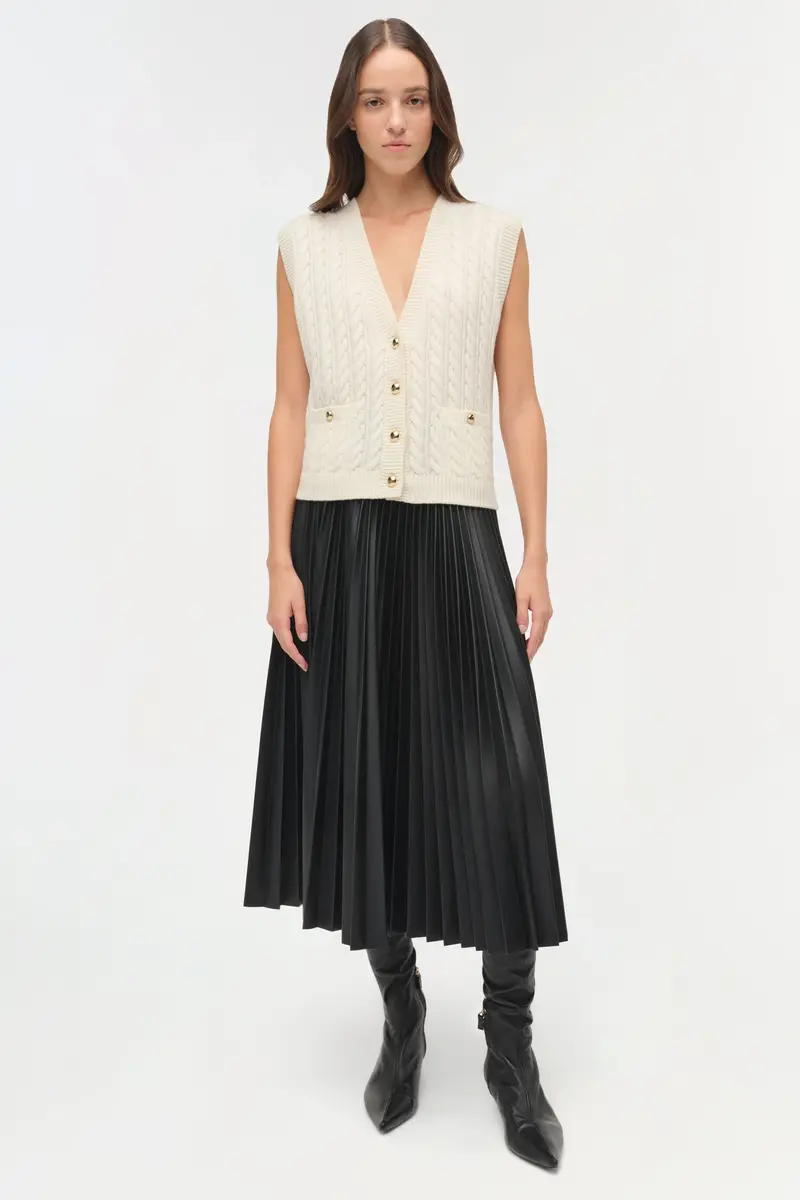 Simkhai Perrie Cashmere Vest | Thumbnail 2 Simkhai Perrie Cashmere Vest | Thumbnail 2