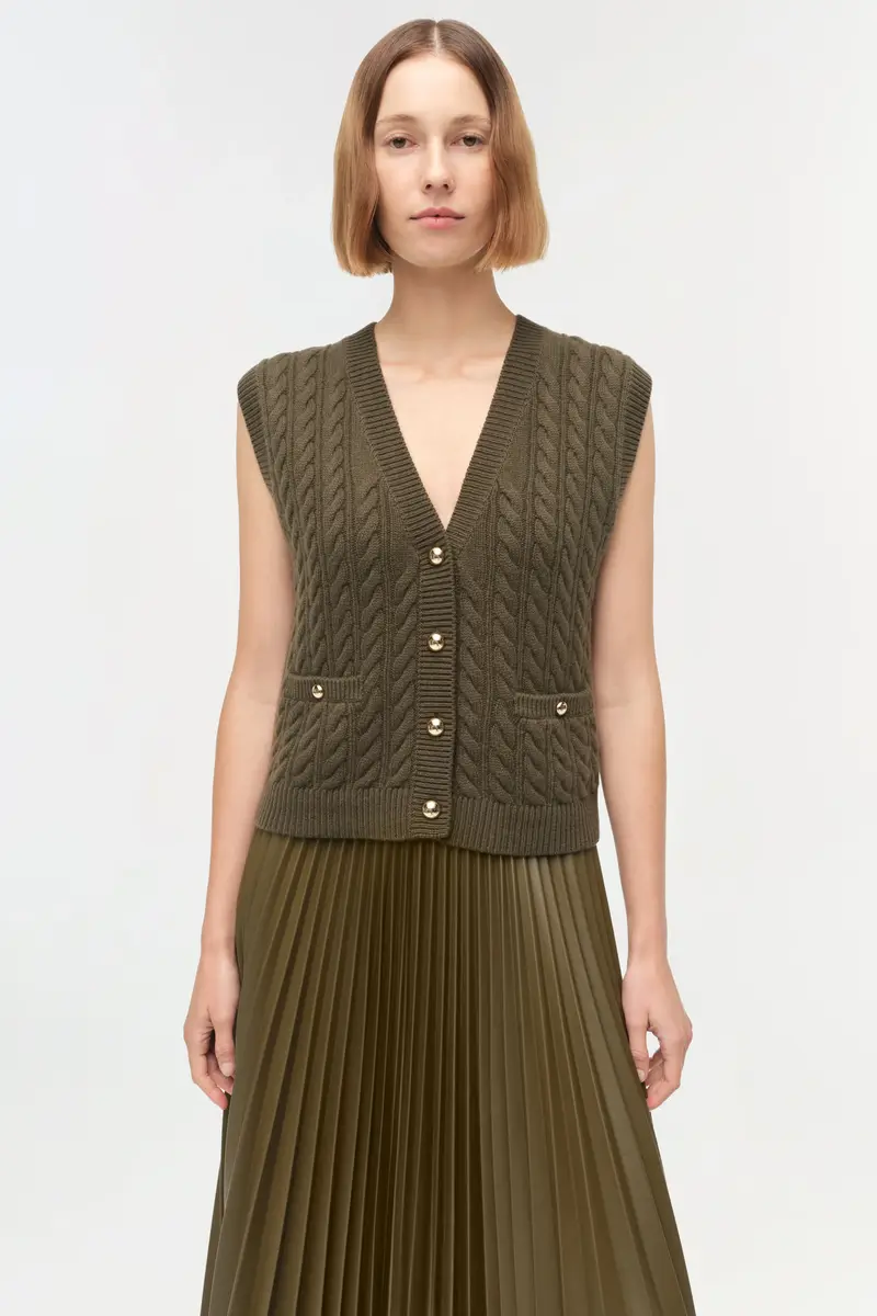 Simkhai Perrie Cashmere Vest | Thumbnail 3 Simkhai Perrie Cashmere Vest | Thumbnail 3