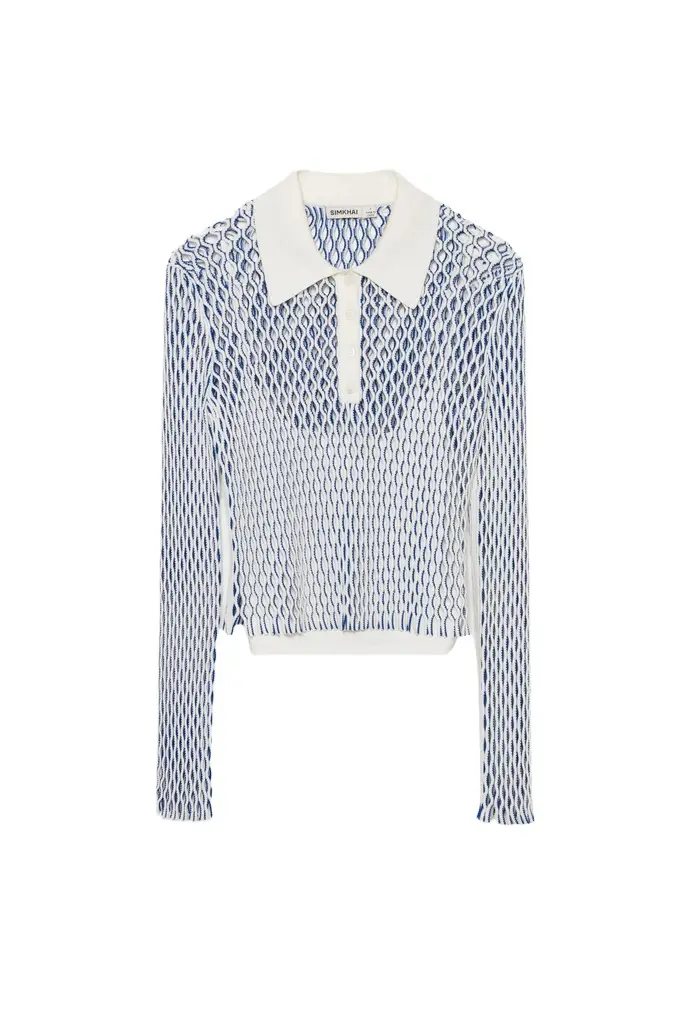 Simkhai Petra Knit Polo