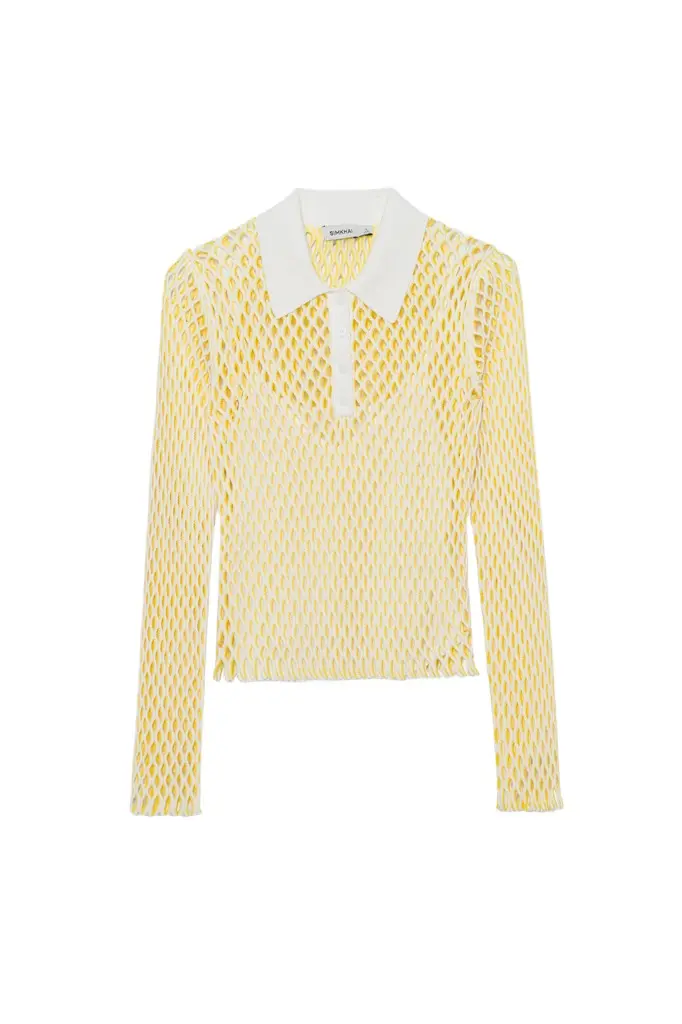 Simkhai Petra Knit Polo