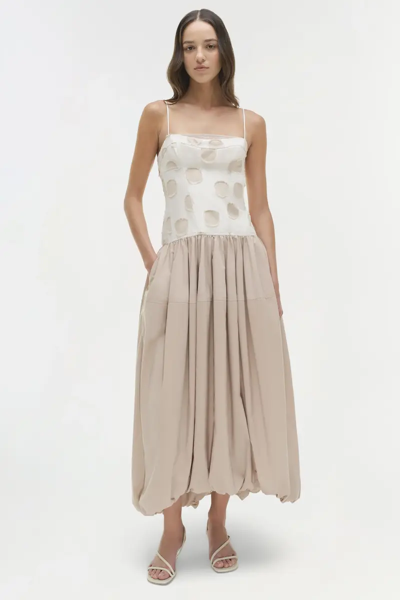 Simkhai Pfeiffer Midi Dress | Thumbnail 2 Simkhai Pfeiffer Midi Dress | Thumbnail 2