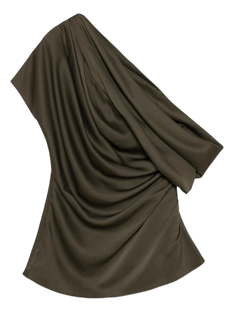 Phoebe Draped Satin Top Phoebe Draped Satin Top