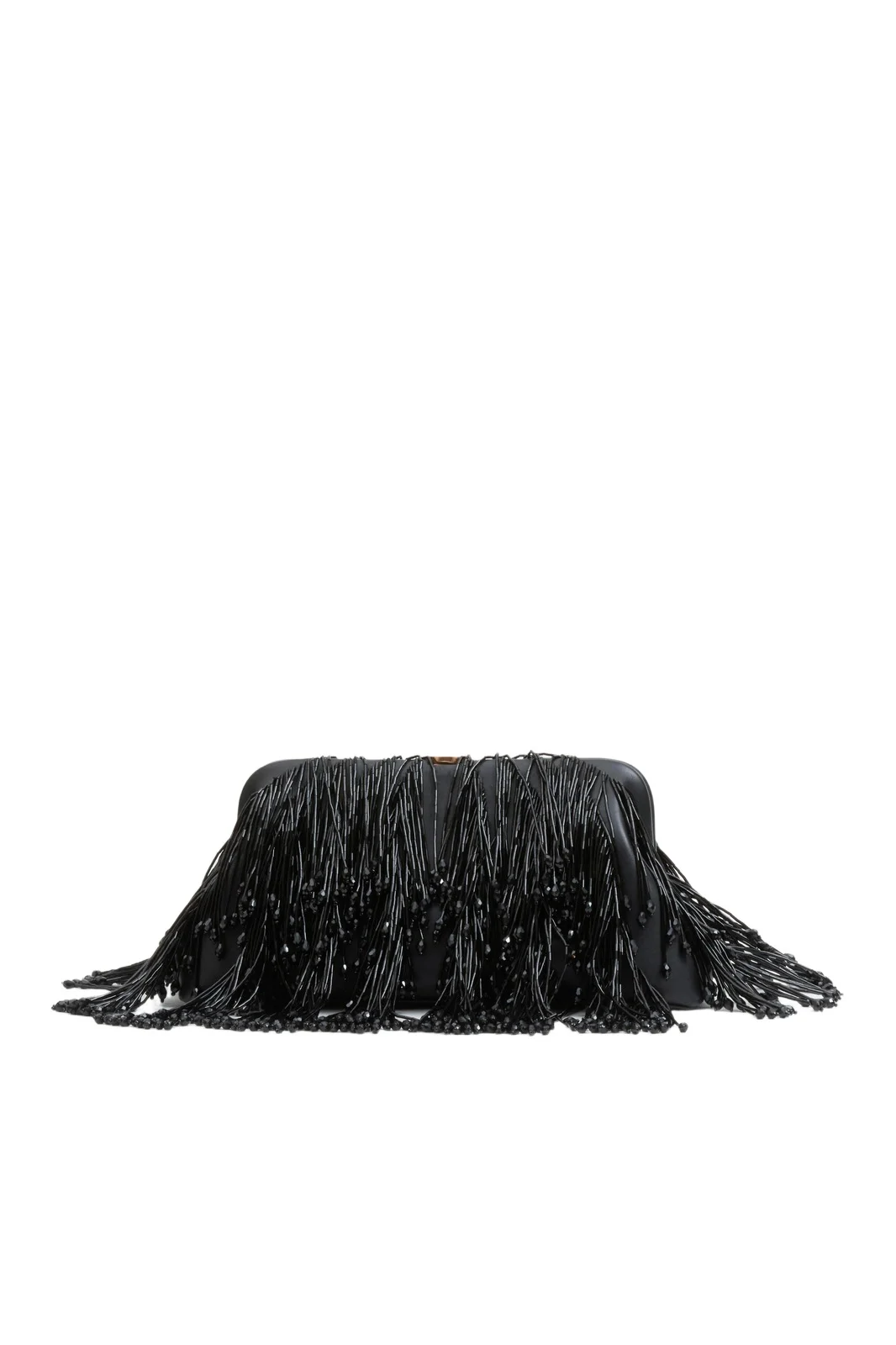 Simkhai Pia Beaded Fringe Clutch