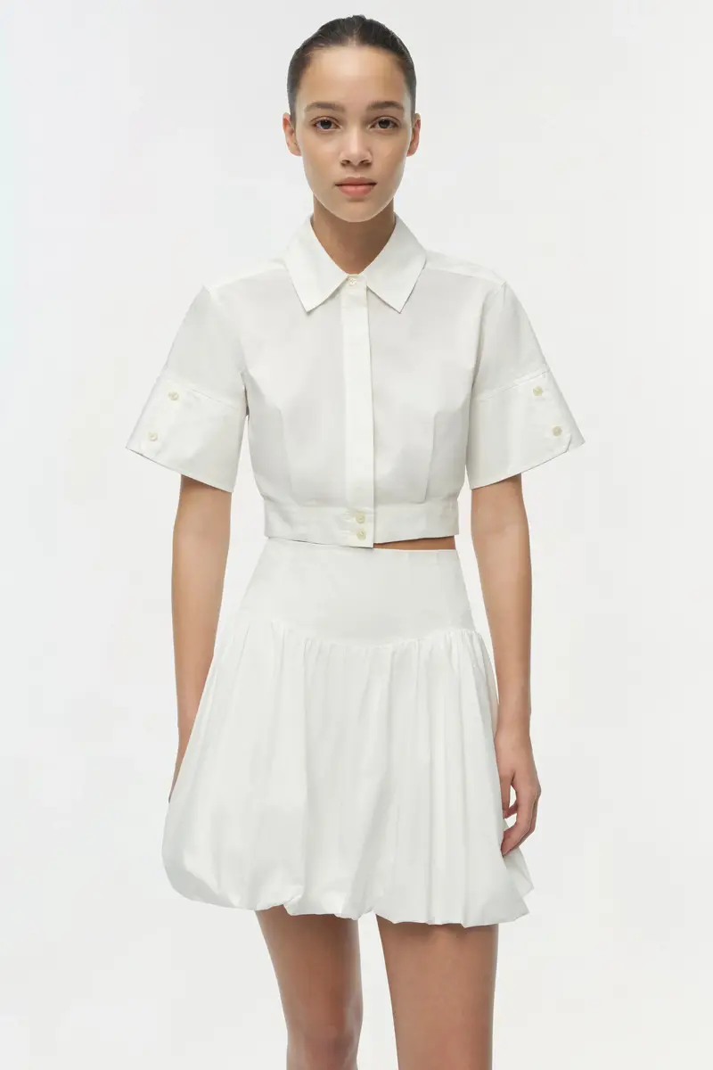 Simkhai Pippa Bubble Mini Skirt | Thumbnail 3 Simkhai Pippa Bubble Mini Skirt | Thumbnail 3