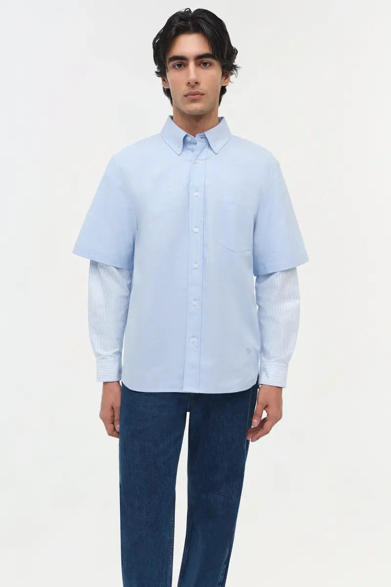 Simkhai Quade Double Sleeve Shirt | Thumbnail 3 Simkhai Quade Double Sleeve Shirt | Thumbnail 3