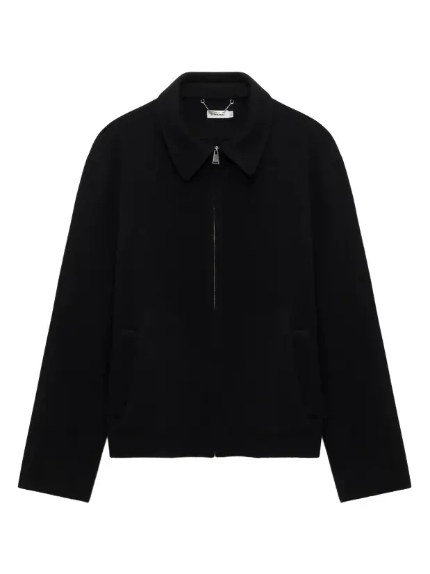 Quinn Zip Front Wool Jacket Quinn Zip Front Wool Jacket