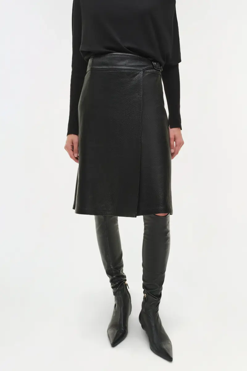 Simkhai Raddix Leather Midi Skirt | Thumbnail 4 Simkhai Raddix Leather Midi Skirt | Thumbnail 4