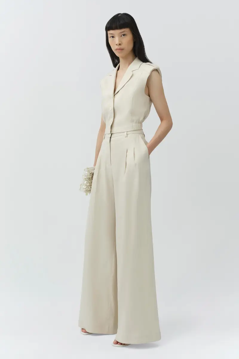 Simkhai Ramsey Linen Wide Leg Pant | Thumbnail 3 Simkhai Ramsey Linen Wide Leg Pant | Thumbnail 3