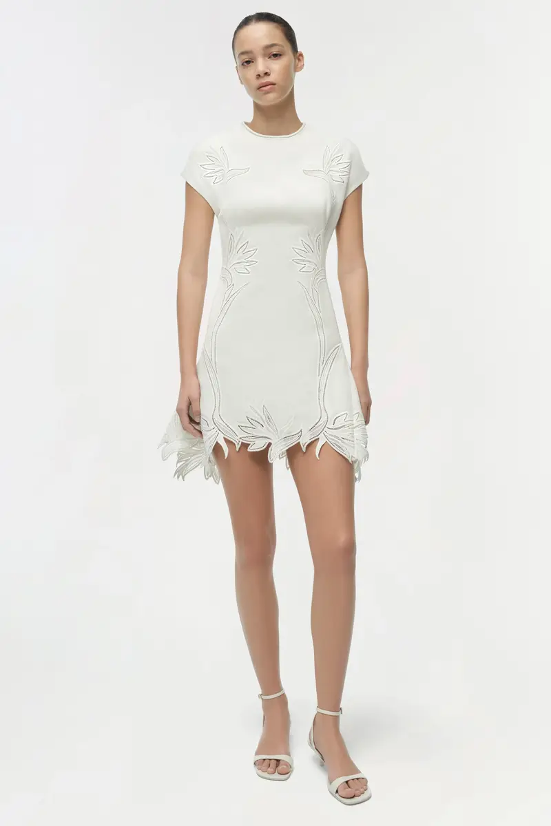 Simkhai Raquel Embroidered Mini Dress | Thumbnail 2 Simkhai Raquel Embroidered Mini Dress | Thumbnail 2