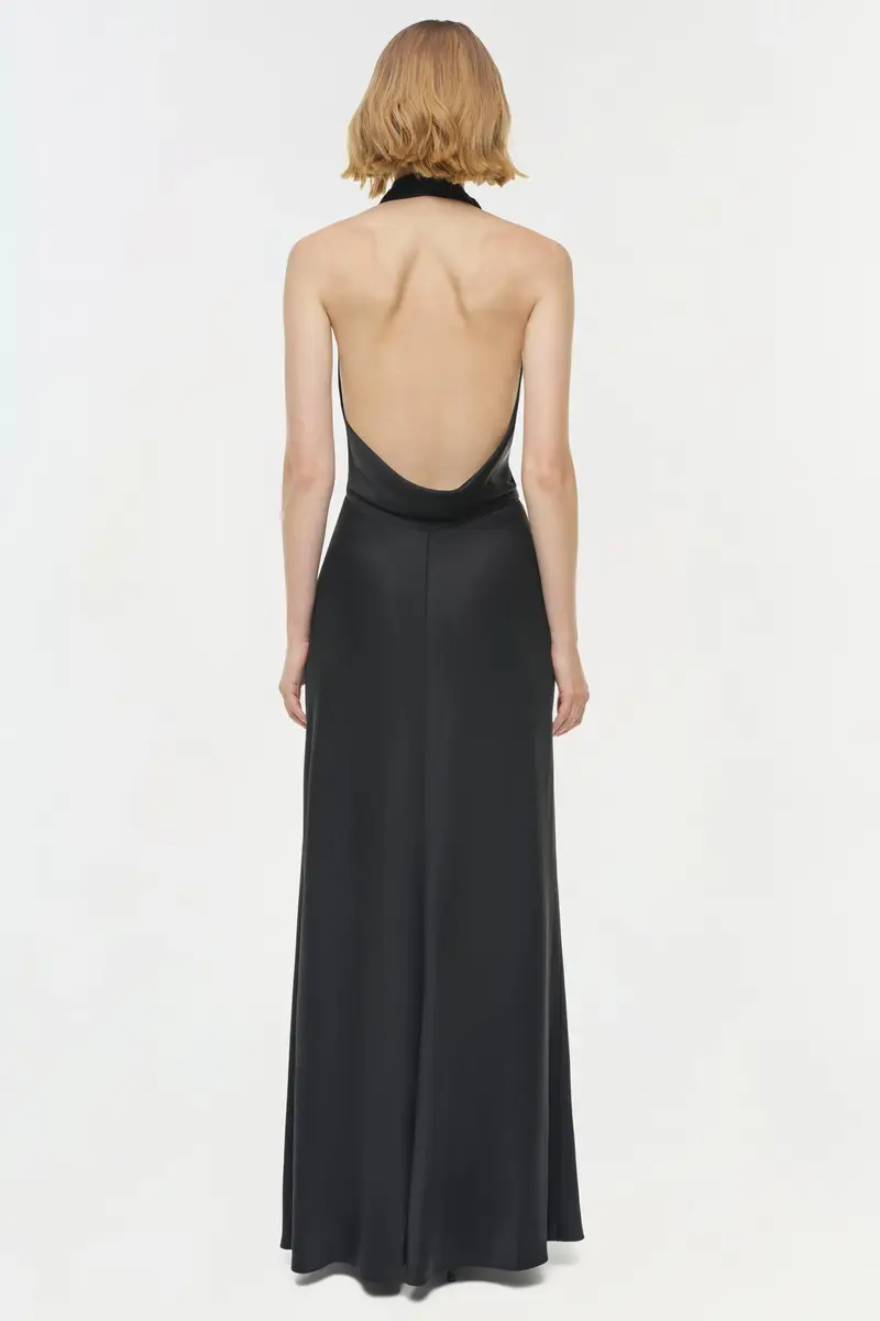 Simkhai Reannon Draped Satin Gown | Thumbnail 5
