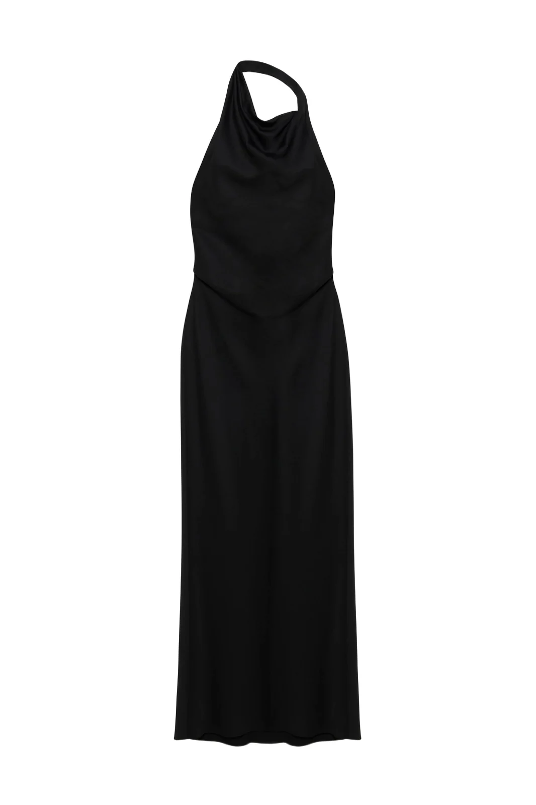 Reannon Draped Satin Gown Reannon Draped Satin Gown
