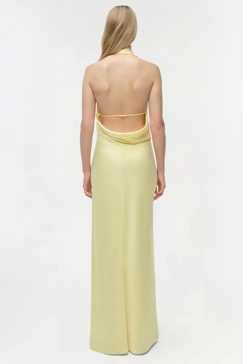 Simkhai Reannon Draped Satin Gown | Thumbnail 5 Simkhai Reannon Draped Satin Gown | Thumbnail 5