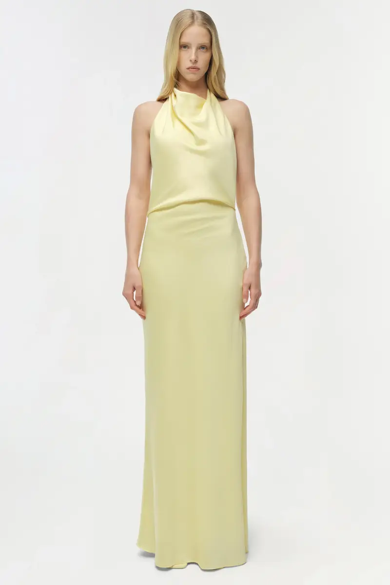 Simkhai Reannon Draped Satin Gown | Thumbnail 6 Simkhai Reannon Draped Satin Gown | Thumbnail 6