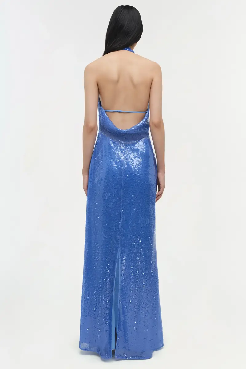 Simkhai Reannon Draped Sequin Gown | Thumbnail 6 Simkhai Reannon Draped Sequin Gown | Thumbnail 6