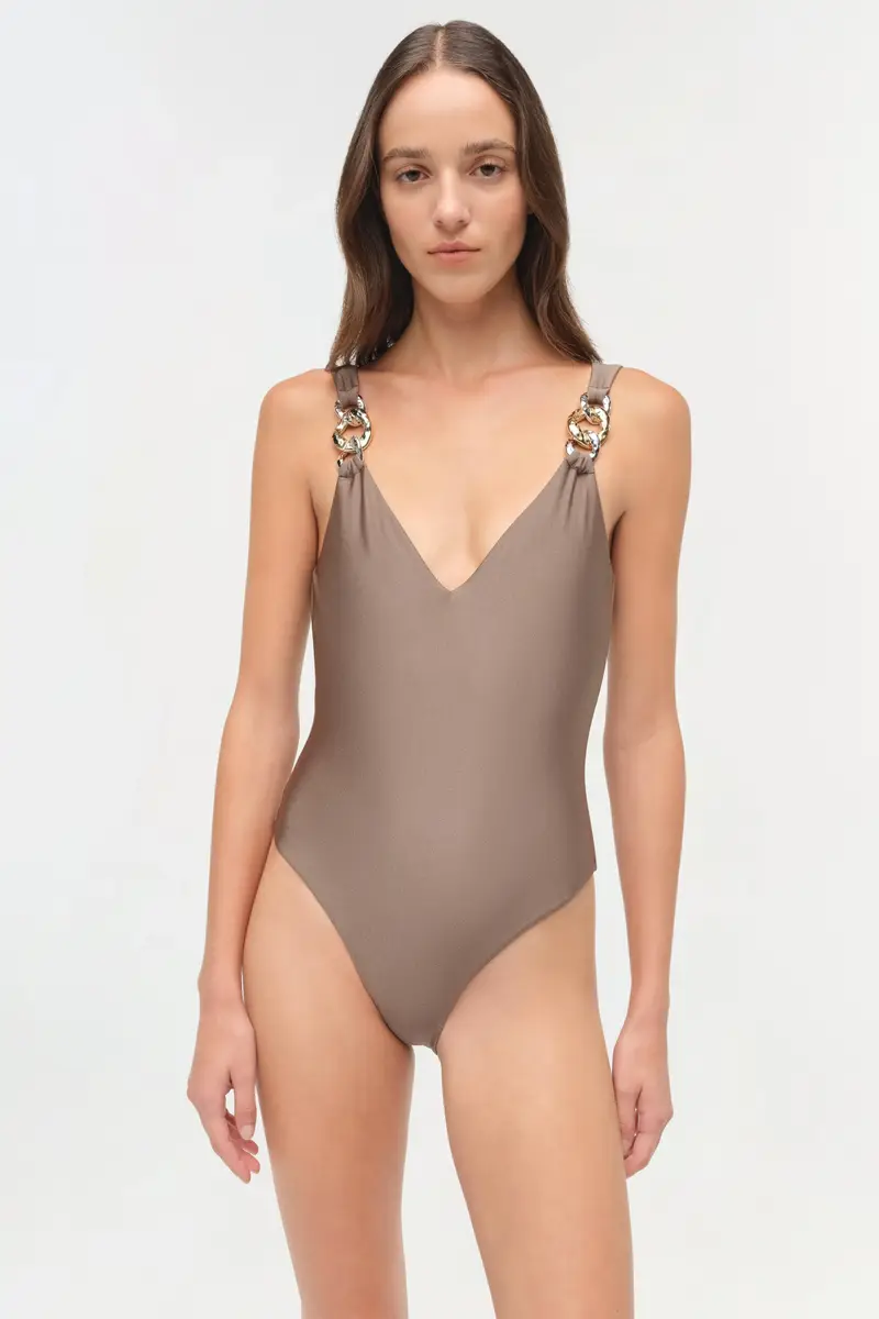 Simkhai Regan Satin One Piece | Thumbnail 3 Simkhai Regan Satin One Piece | Thumbnail 3