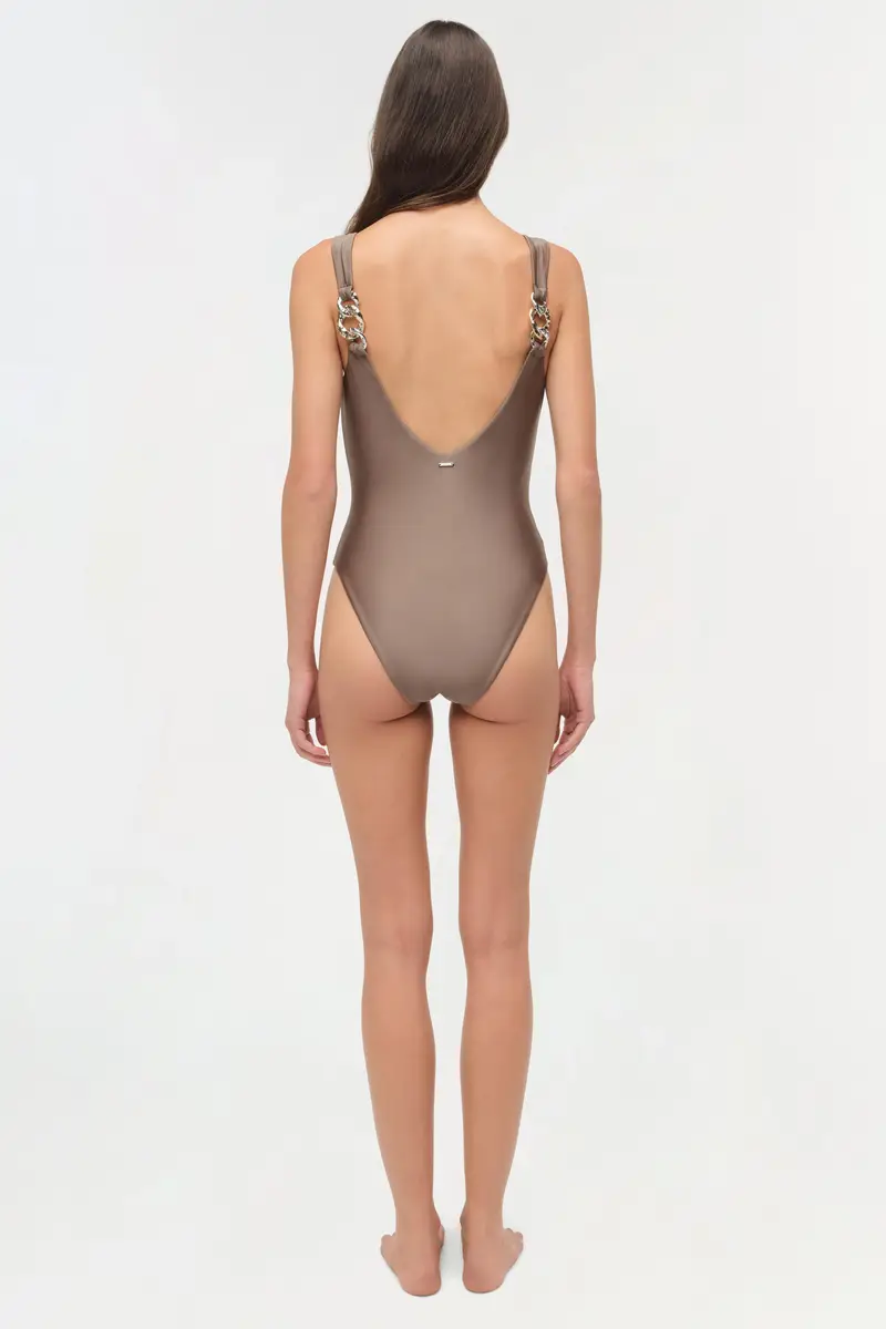 Simkhai Regan Satin One Piece | Thumbnail 5 Simkhai Regan Satin One Piece | Thumbnail 5