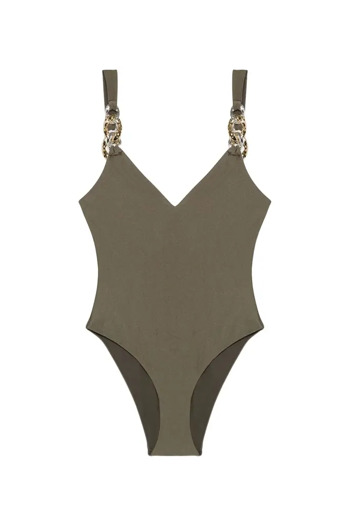 Simkhai Regan Satin One Piece