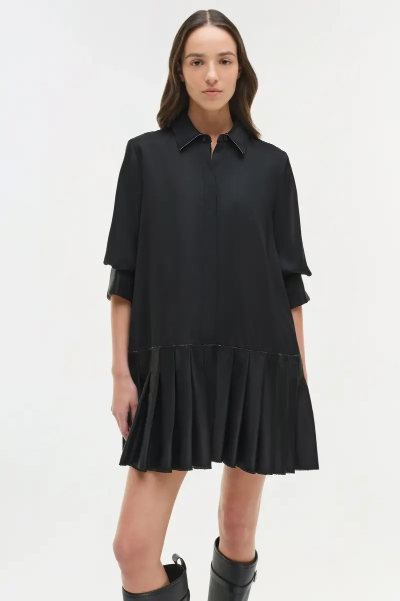 Simkhai Regina Mini Shirt Dress | Thumbnail 3 Simkhai Regina Mini Shirt Dress | Thumbnail 3