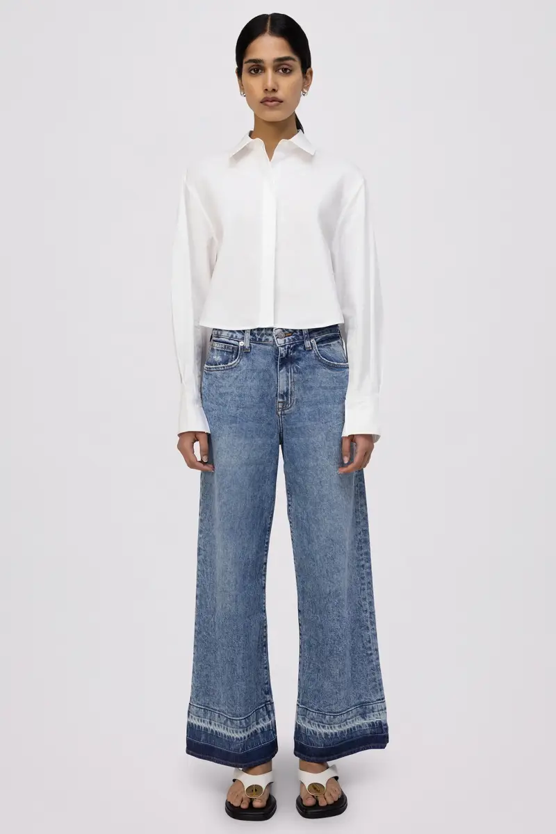Simkhai Renata Cropped Shirt | Thumbnail 3 Simkhai Renata Cropped Shirt | Thumbnail 3