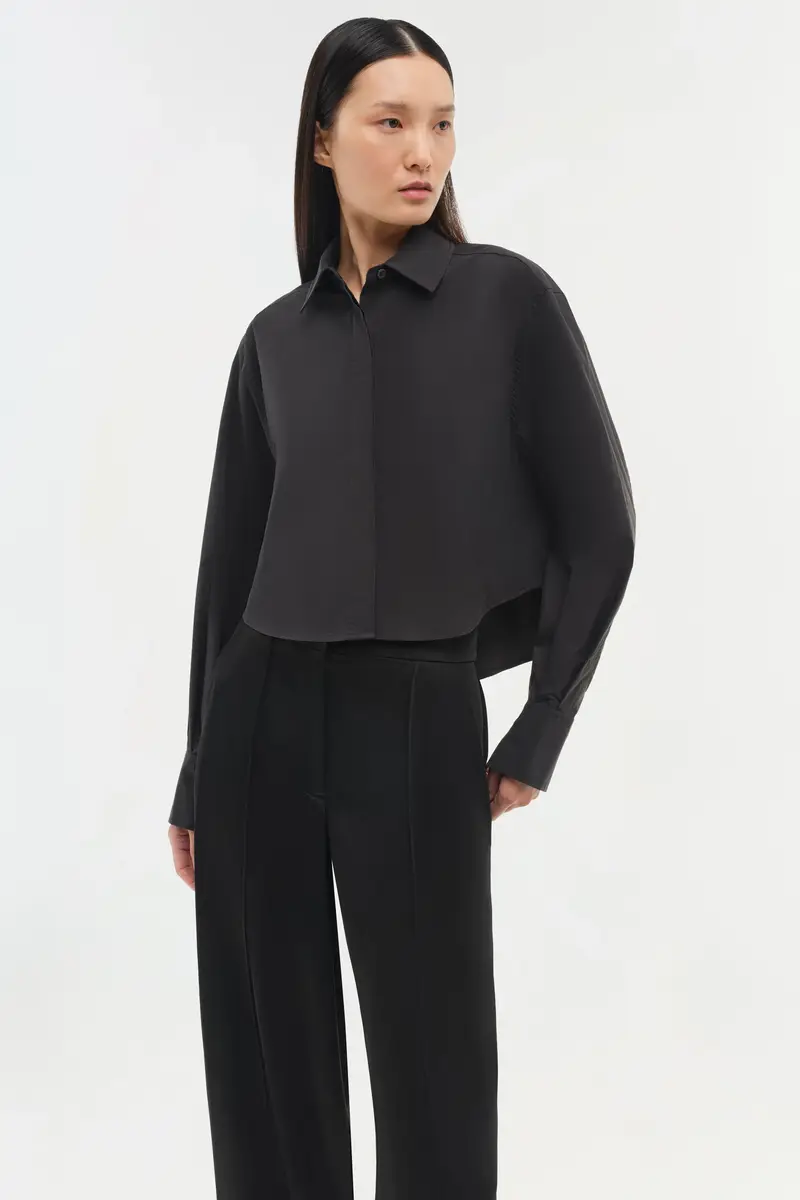 Simkhai Renata Cropped Shirt | Thumbnail 2 Simkhai Renata Cropped Shirt | Thumbnail 2