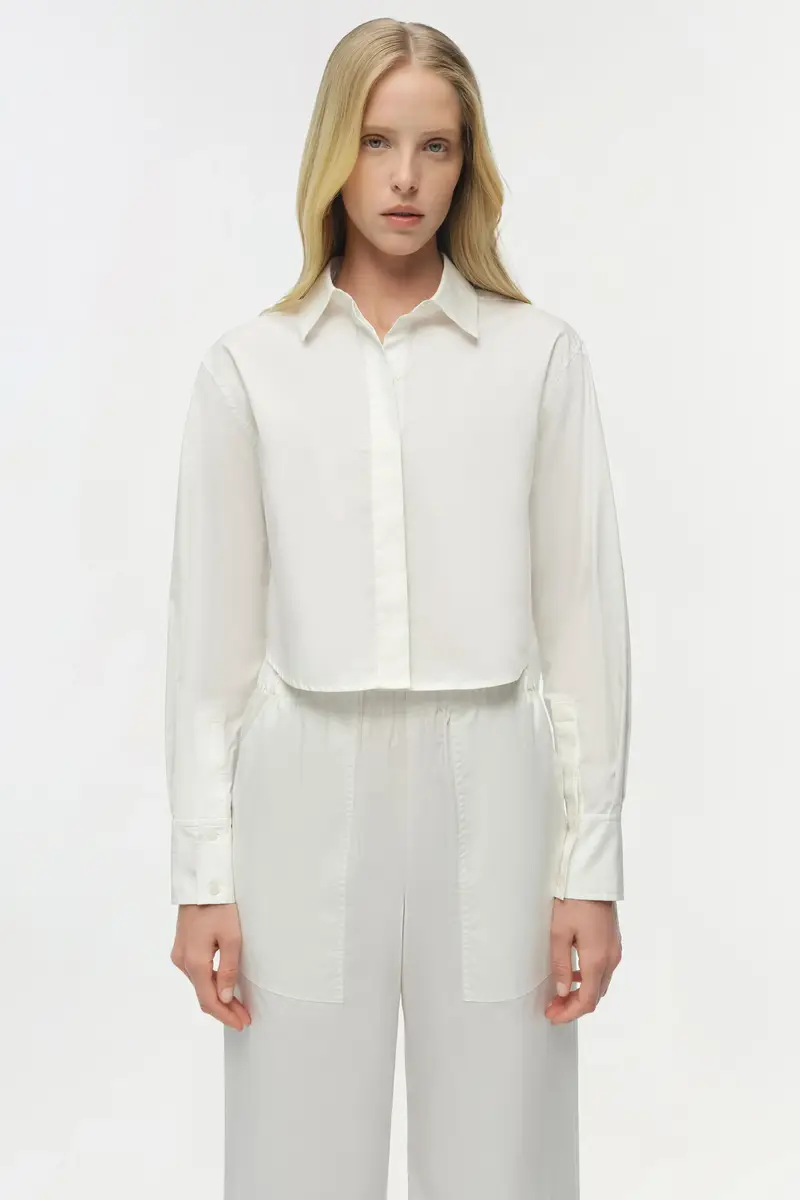 Simkhai Renata Cropped Shirt | Thumbnail 3 Simkhai Renata Cropped Shirt | Thumbnail 3