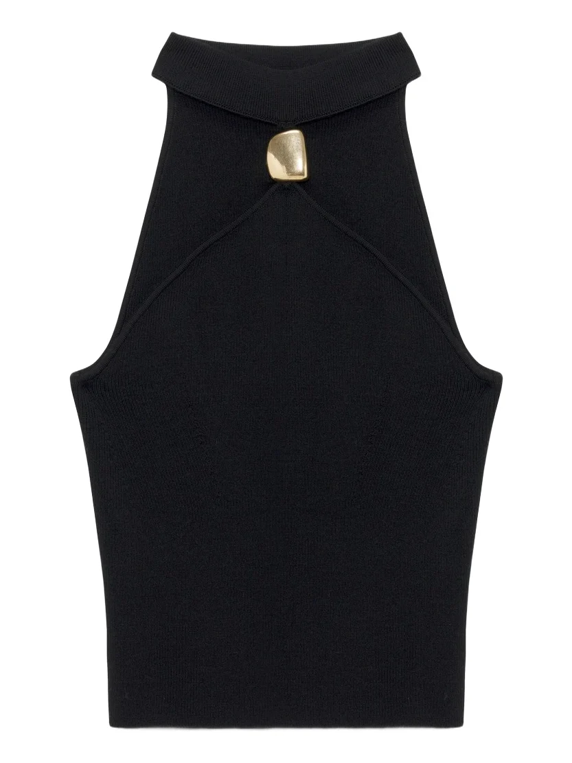 Simkhai Renlen Knit Halter Top