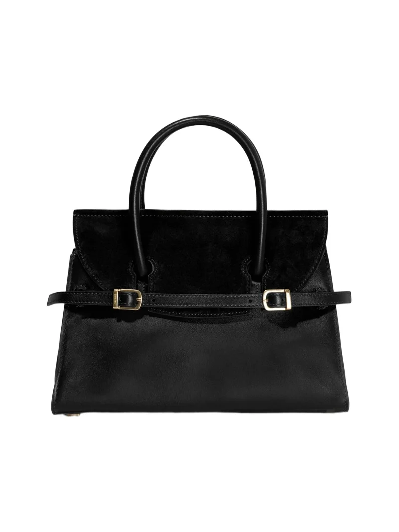River Mini Suede Handle Bag
