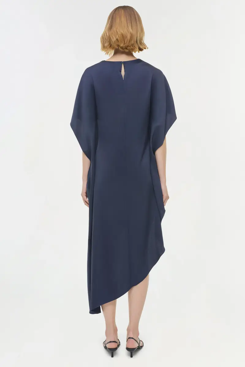 Simkhai Sadia Satin Mini Cape Dress | Thumbnail 5 Simkhai Sadia Satin Mini Cape Dress | Thumbnail 5