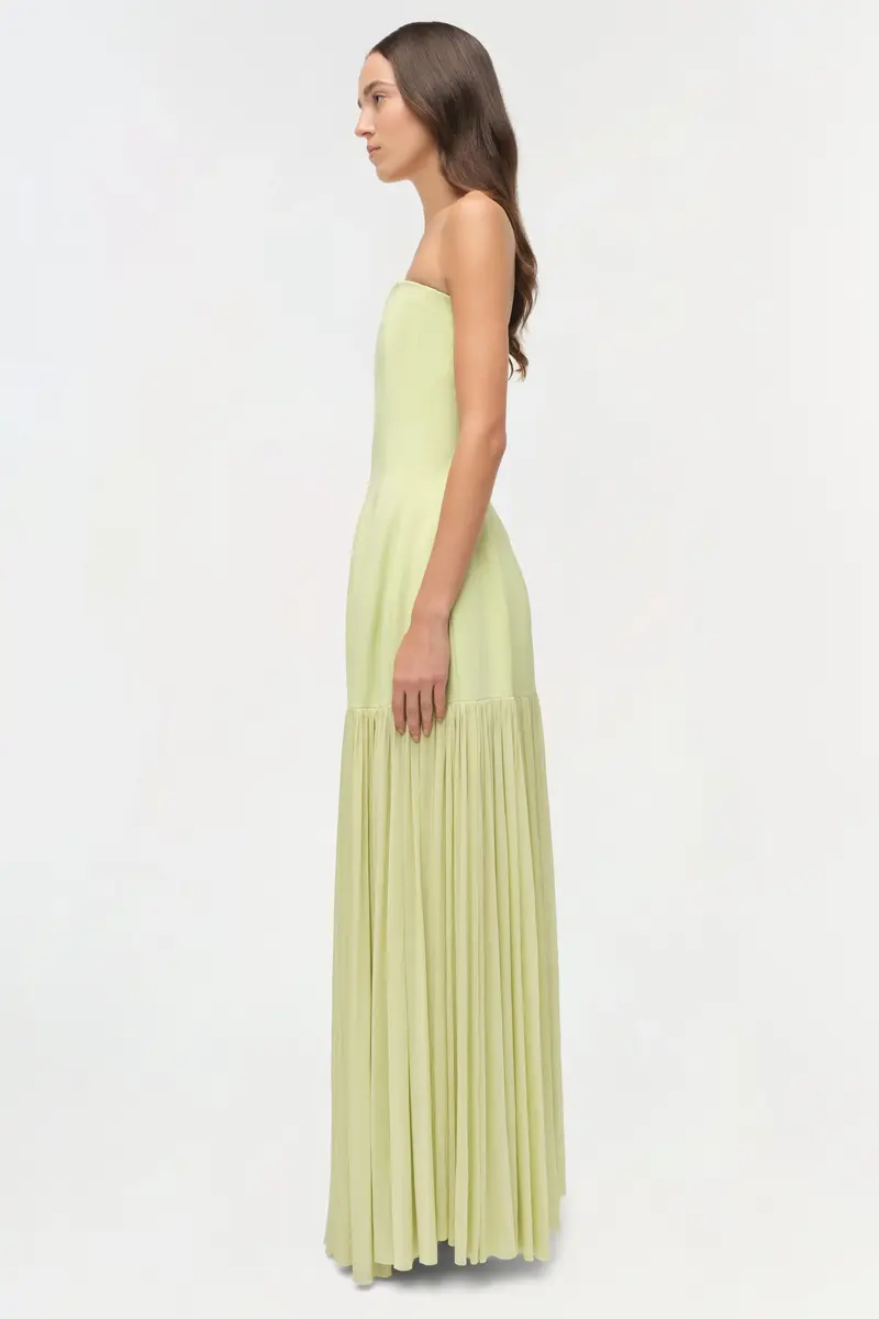 Simkhai Sandrine Draped Jersey Bustier Midi Dress | Thumbnail 5