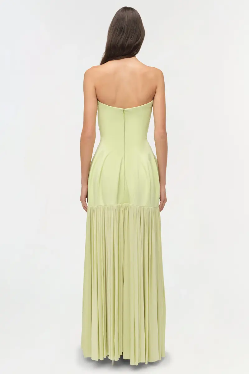 Simkhai Sandrine Draped Jersey Bustier Midi Dress | Thumbnail 6
