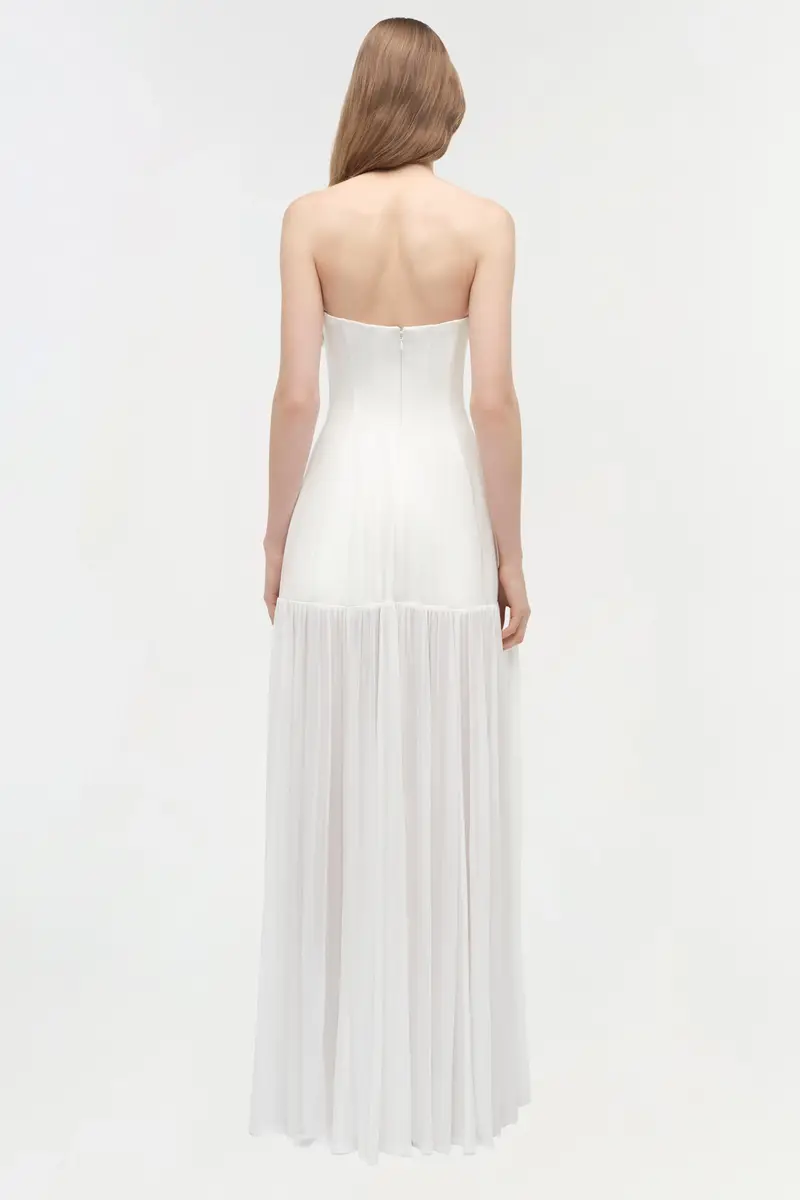 Simkhai Sandrine Draped Jersey Bustier Midi Dress | Thumbnail 5