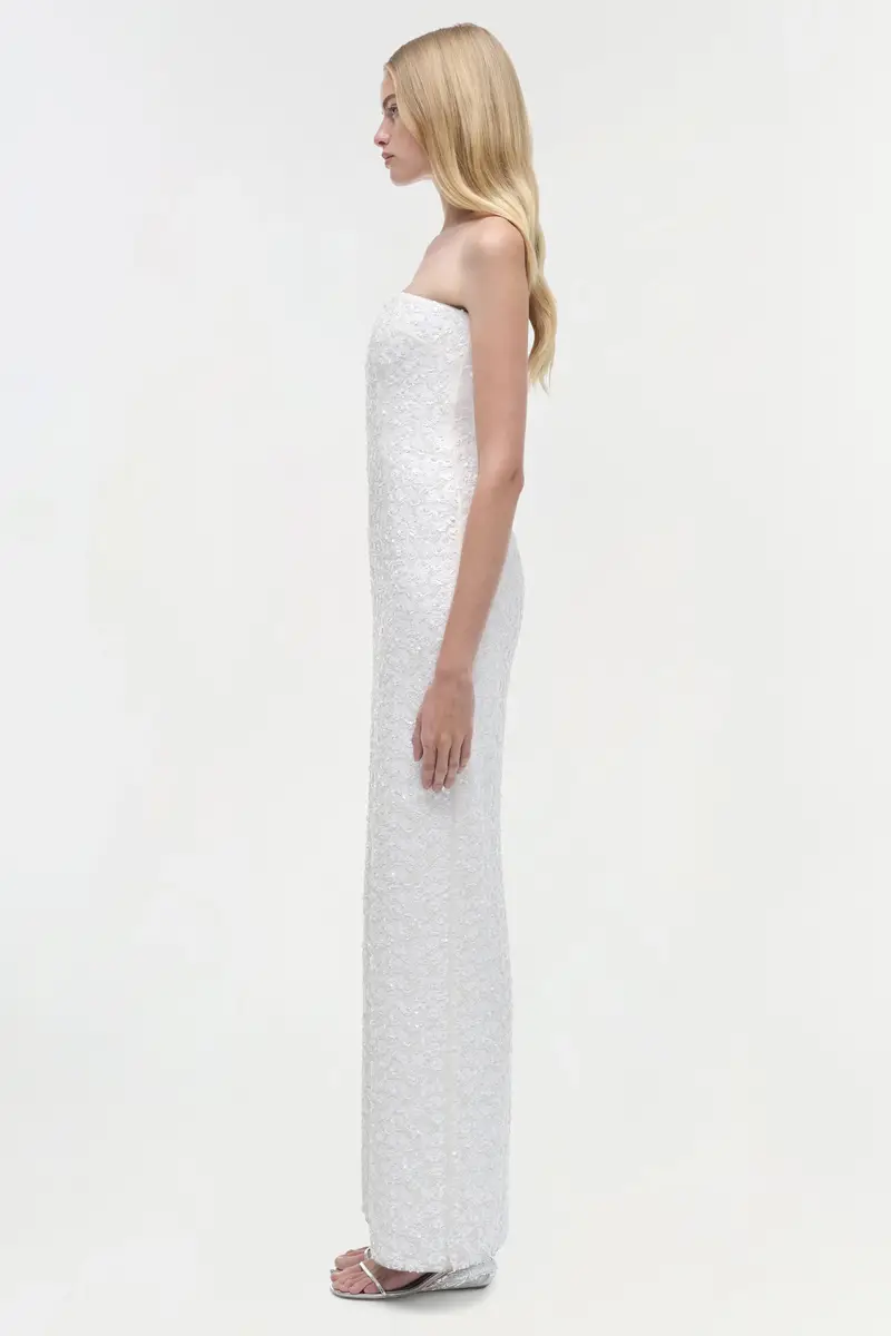 Simkhai Savia Strapless Embellished Gown | Thumbnail 4