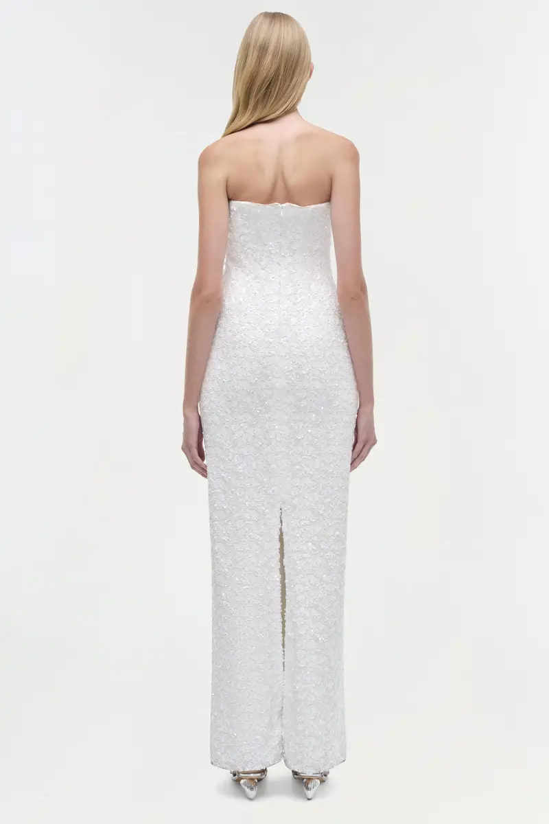 Simkhai Savia Strapless Embellished Gown | Thumbnail 5