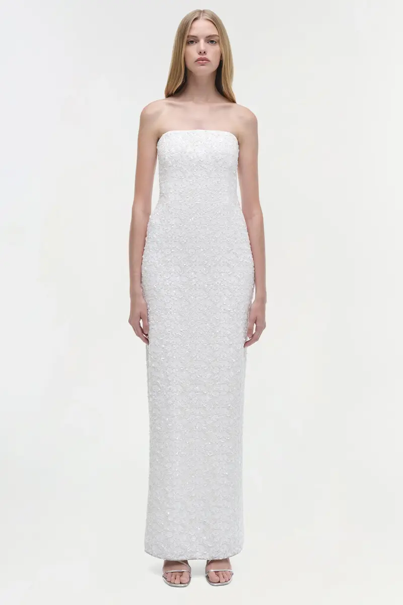 Simkhai Savia Strapless Embellished Gown | Thumbnail 6