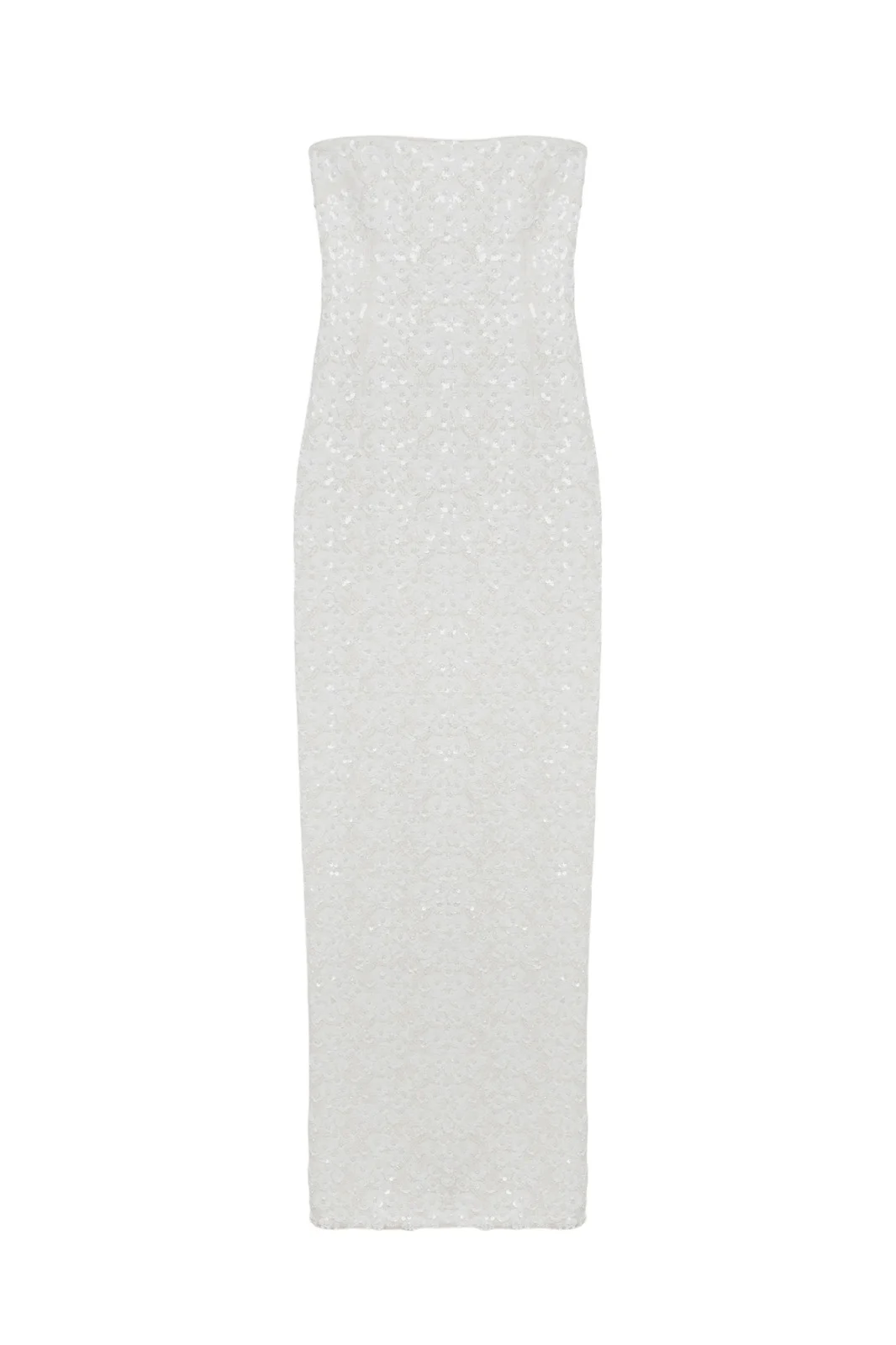 Savia Strapless Embellished Gown