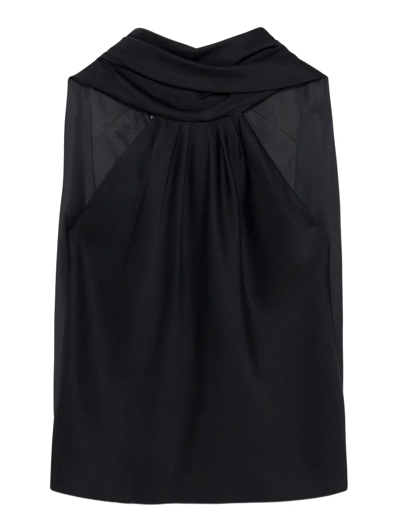 Scarlett Satin Cape Top Scarlett Satin Cape Top