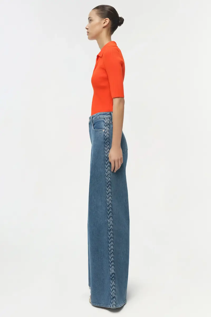 Simkhai Secily Knit Polo | Thumbnail 4 Simkhai Secily Knit Polo | Thumbnail 4