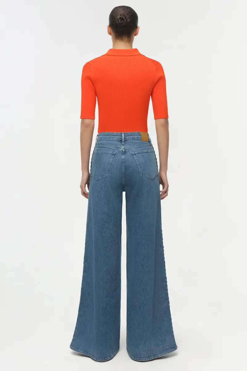 Simkhai Secily Knit Polo | Thumbnail 5 Simkhai Secily Knit Polo | Thumbnail 5