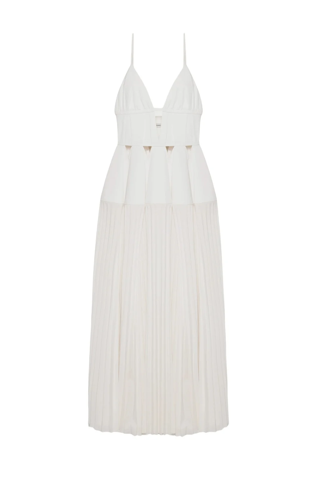 Selene Pleated Cotton Gown Selene Pleated Cotton Gown
