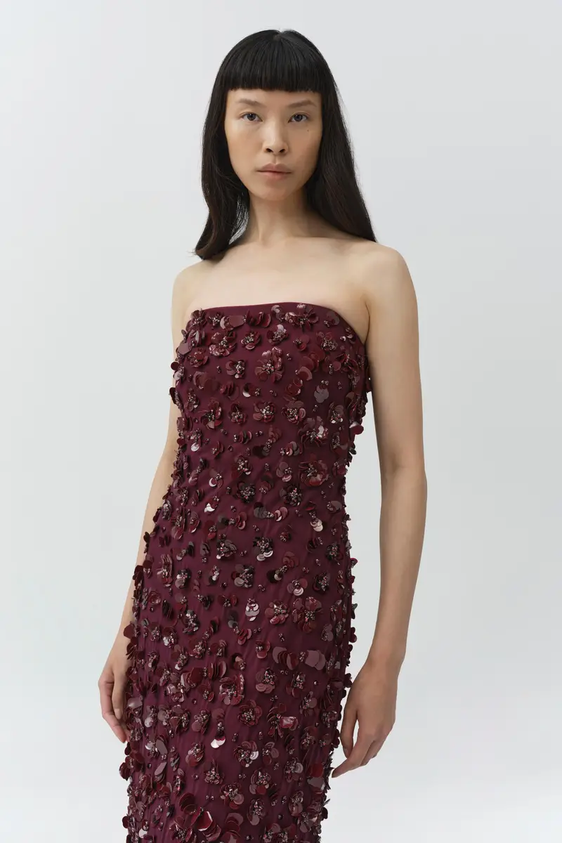Simkhai Serafina Strapless Embellished Gown | Thumbnail 3 Simkhai Serafina Strapless Embellished Gown | Thumbnail 3