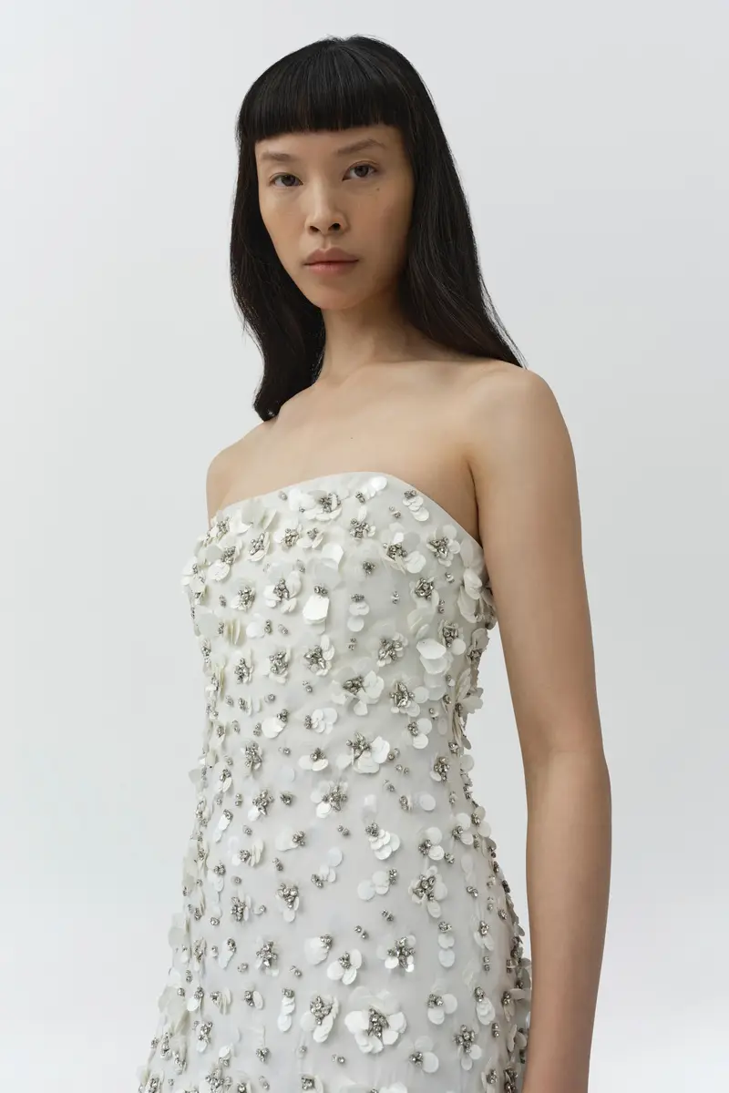 Simkhai Serafina Strapless Embellished Gown | Thumbnail 4